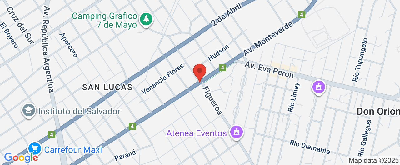 Mapa de la ubicación