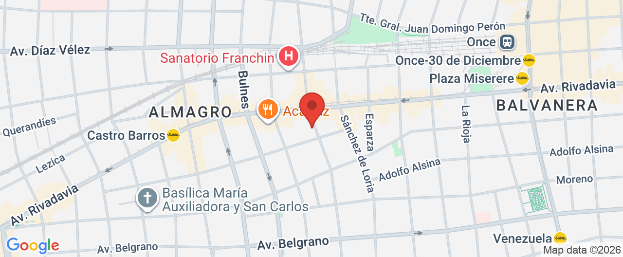 Mapa de la ubicación
