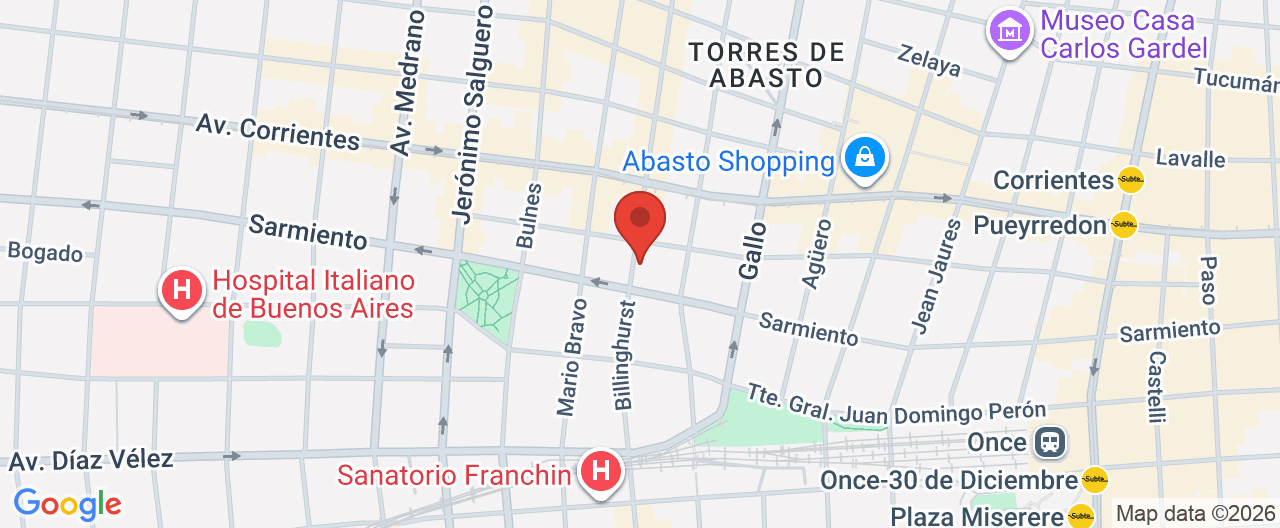 Mapa de la ubicación
