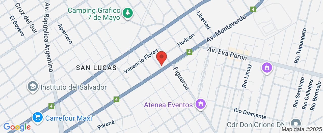 Mapa de la ubicación