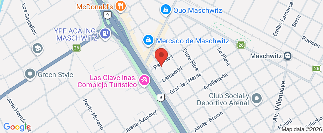 Mapa de la ubicación