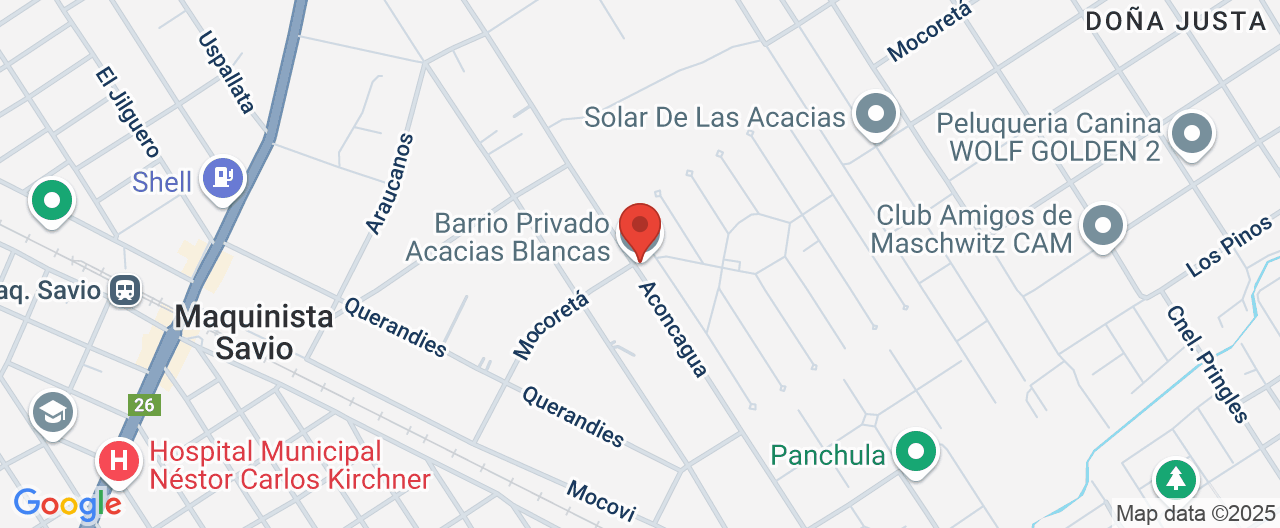 Mapa de la ubicación