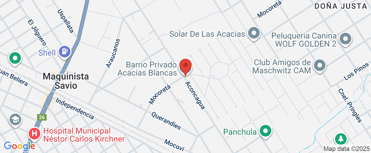 Mapa de la ubicación