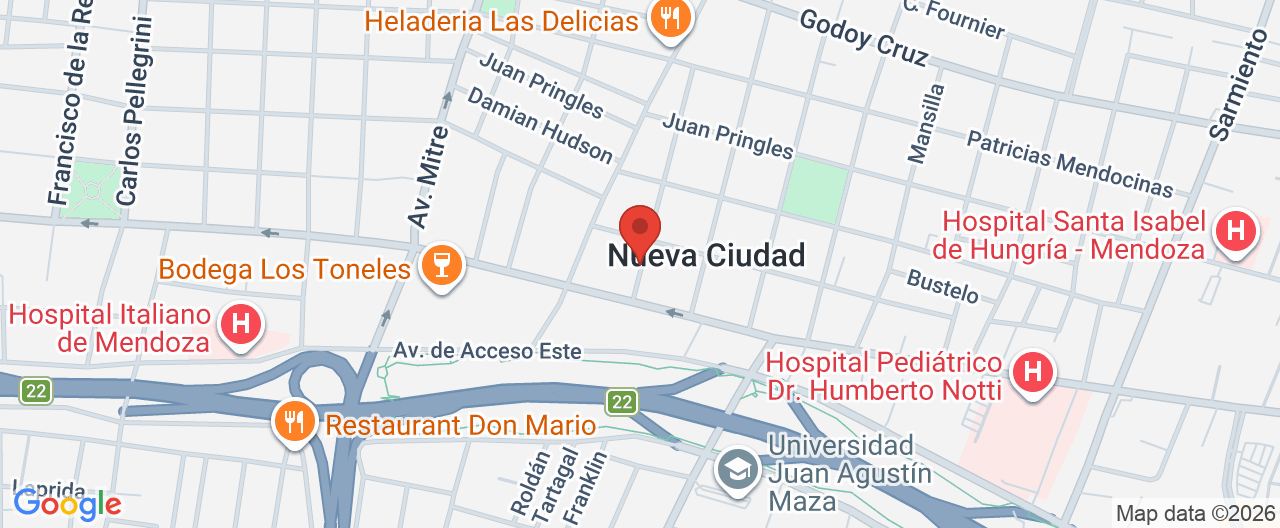 Mapa de la ubicación