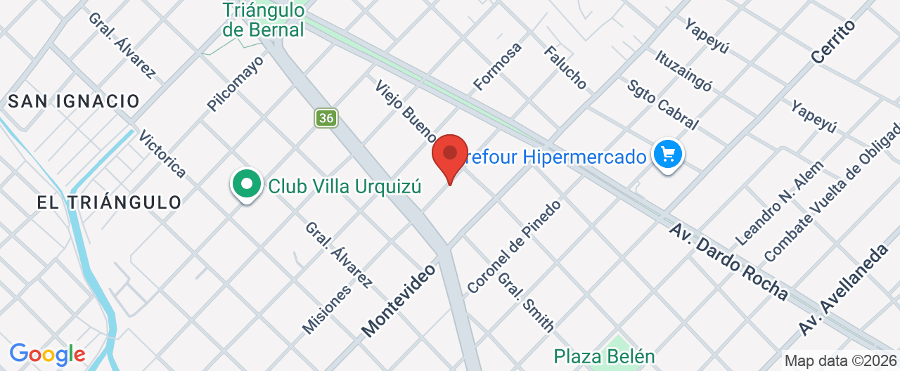 Mapa de la ubicación