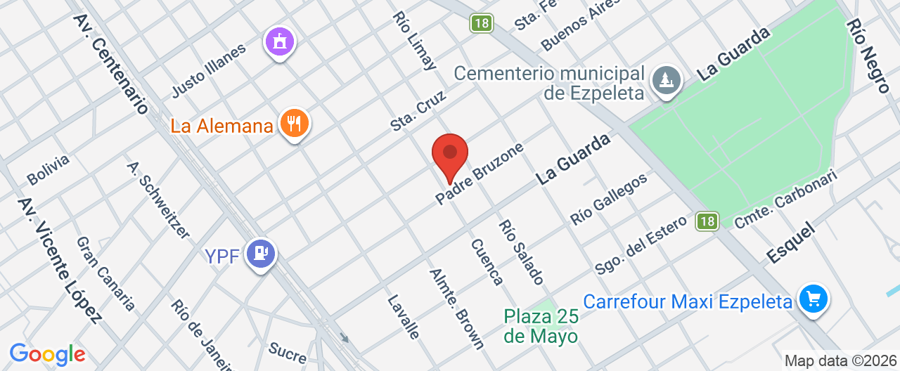 Mapa de la ubicación