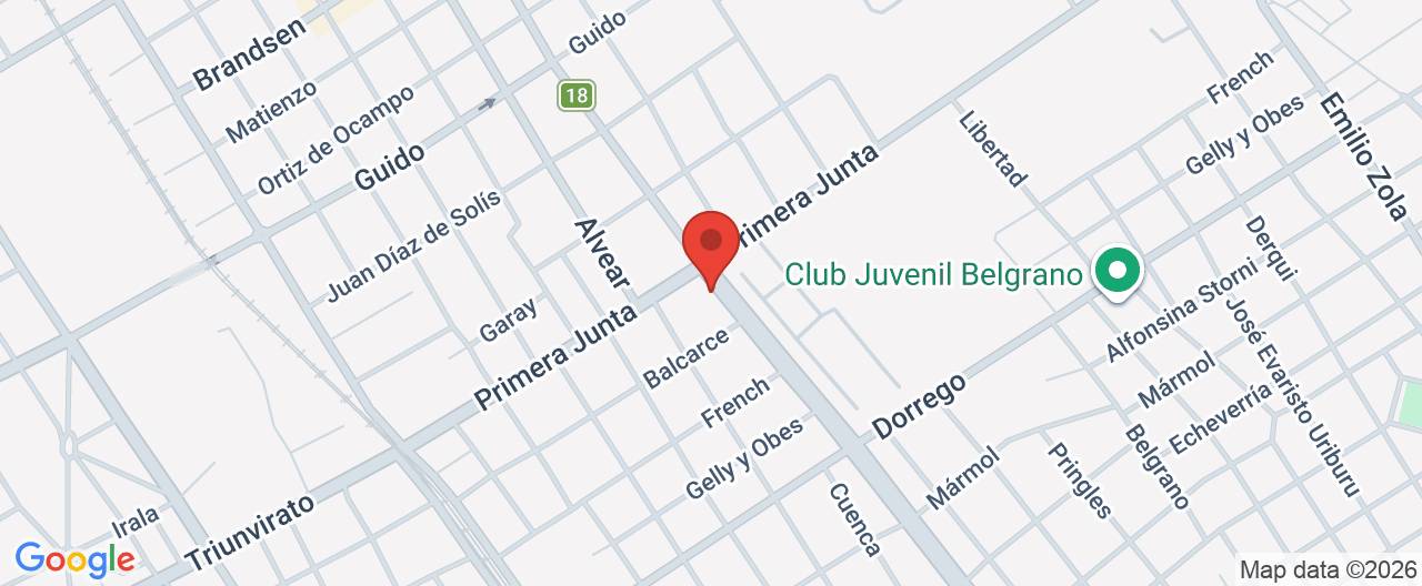 Mapa de la ubicación