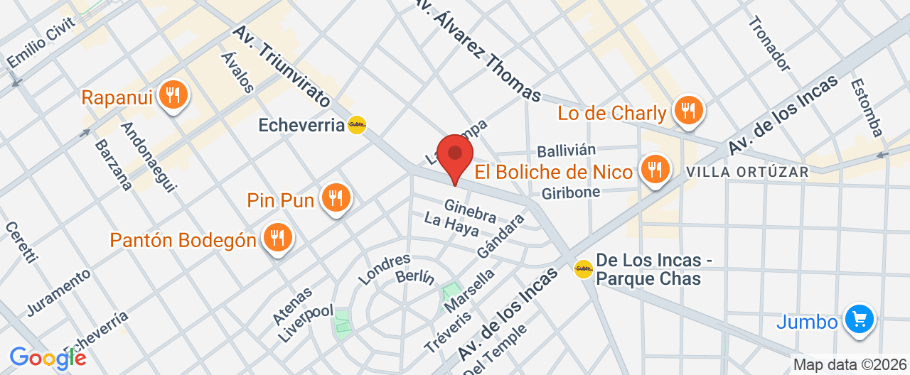 Mapa de la ubicación