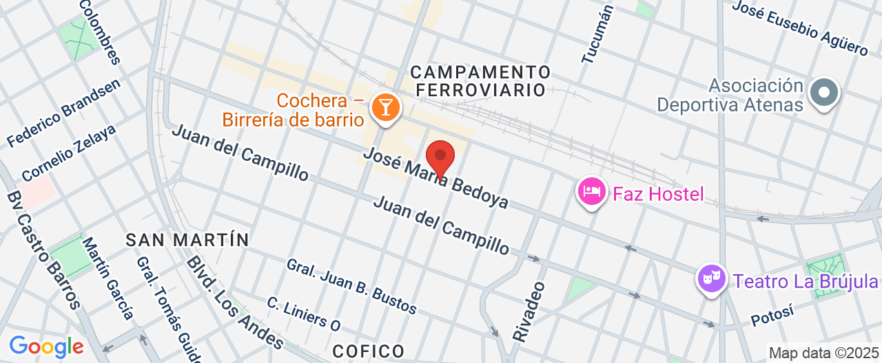 Mapa de la ubicación
