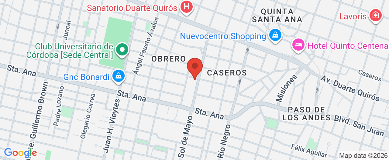 Mapa de la ubicación