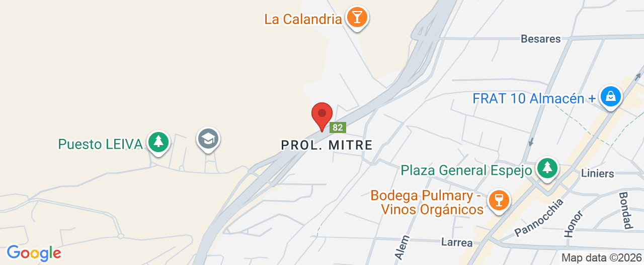 Mapa de la ubicación