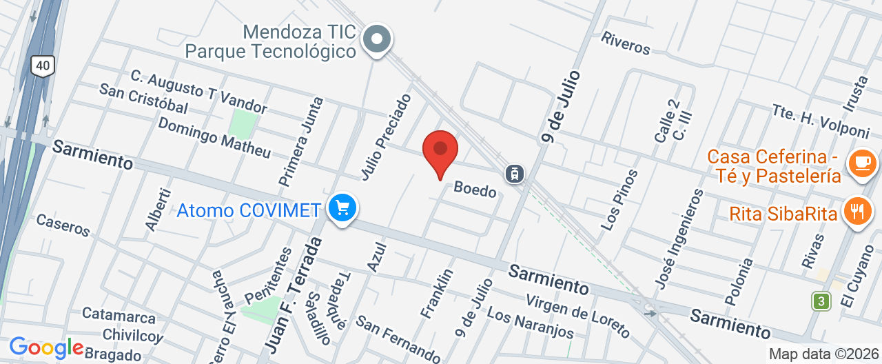 Mapa de la ubicación