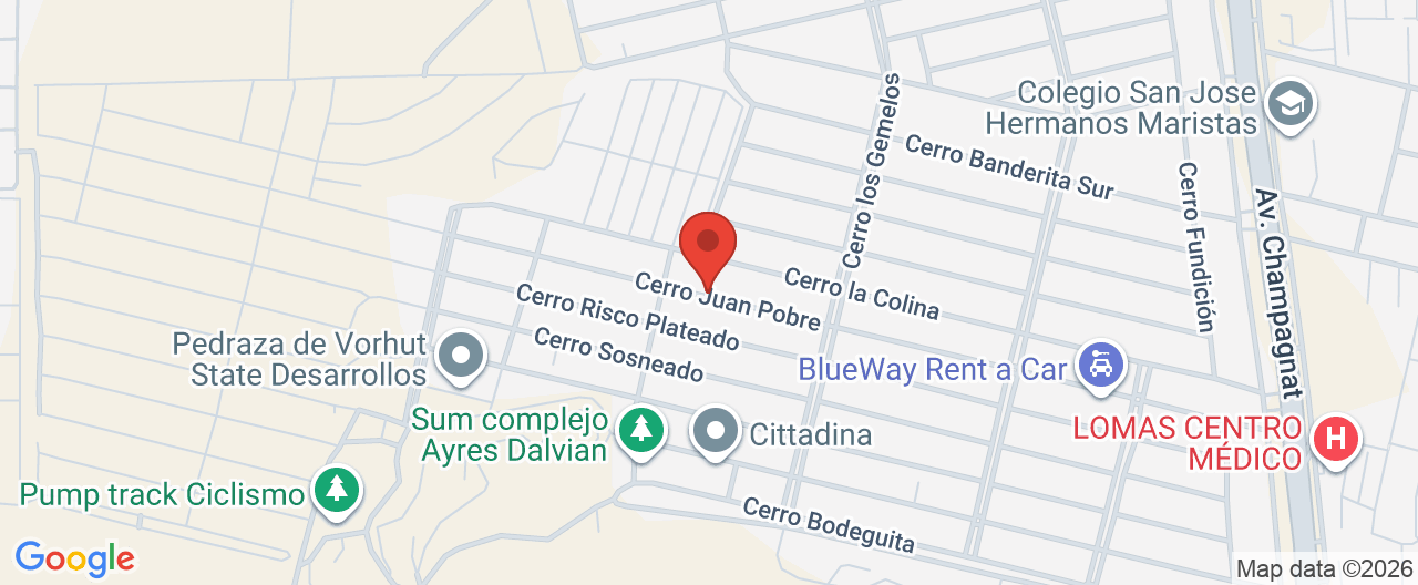 Mapa de la ubicación