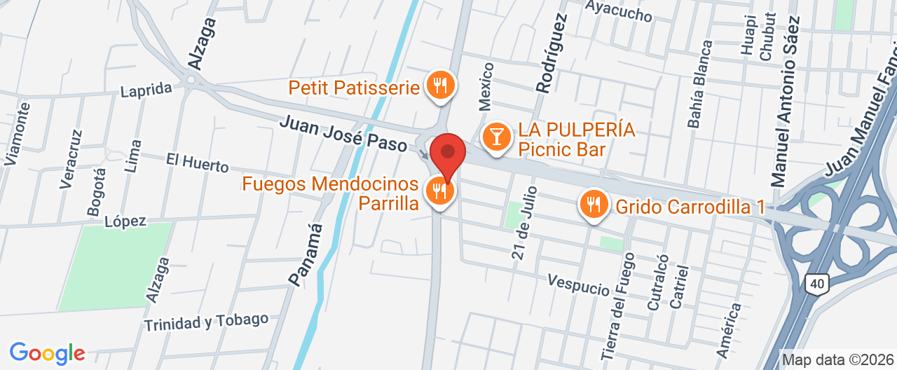Mapa de la ubicación