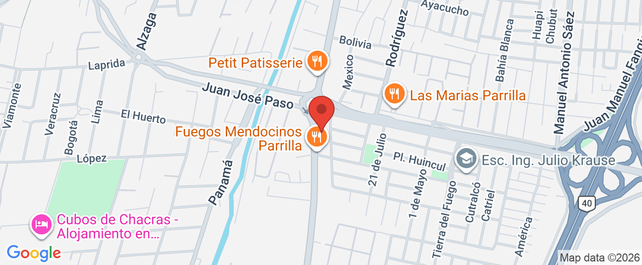 Mapa de la ubicación