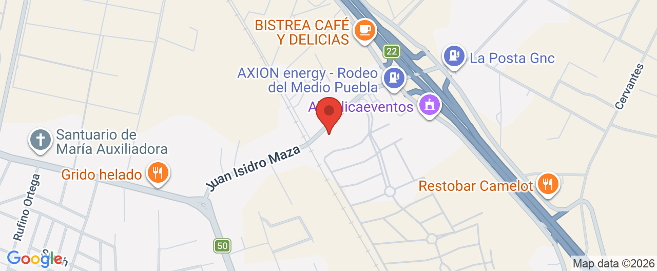 Mapa de la ubicación