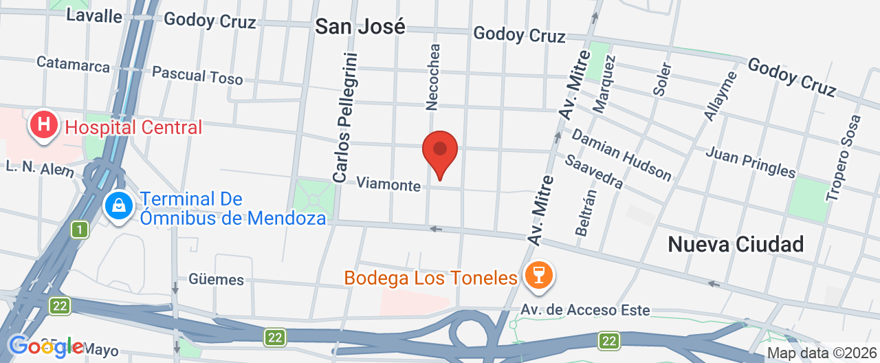 Mapa de la ubicación