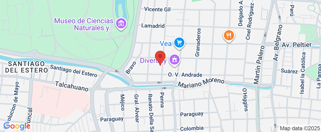 Mapa de la ubicación