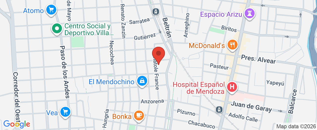 Mapa de la ubicación
