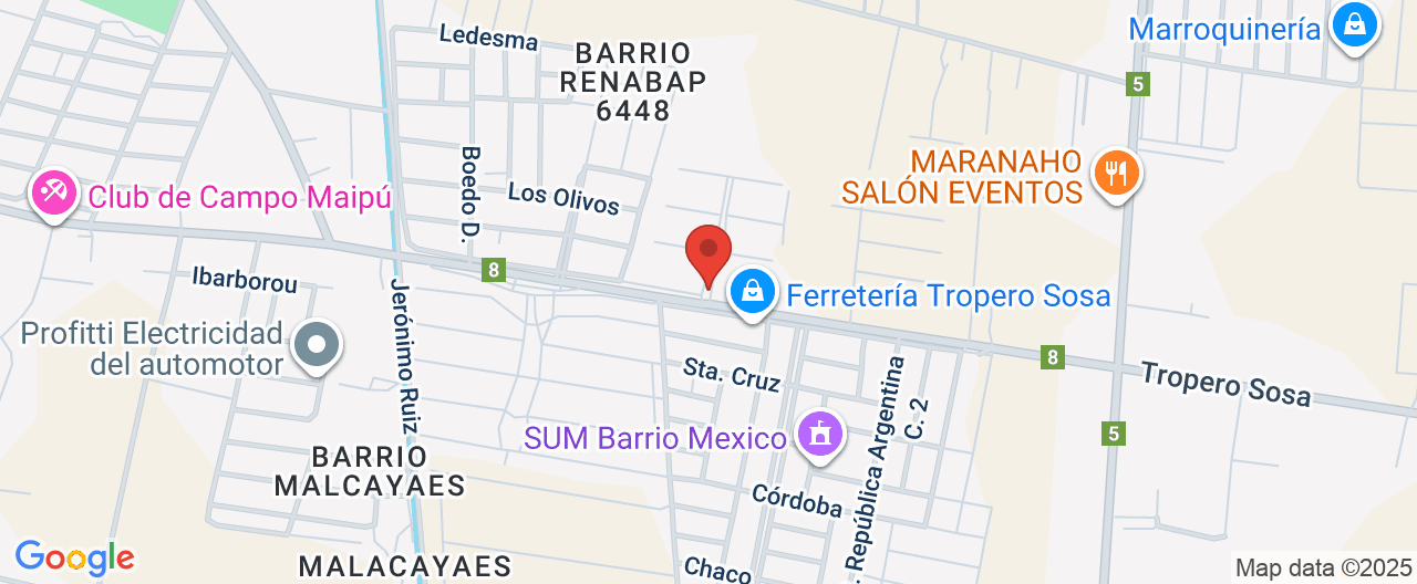 Mapa de la ubicación