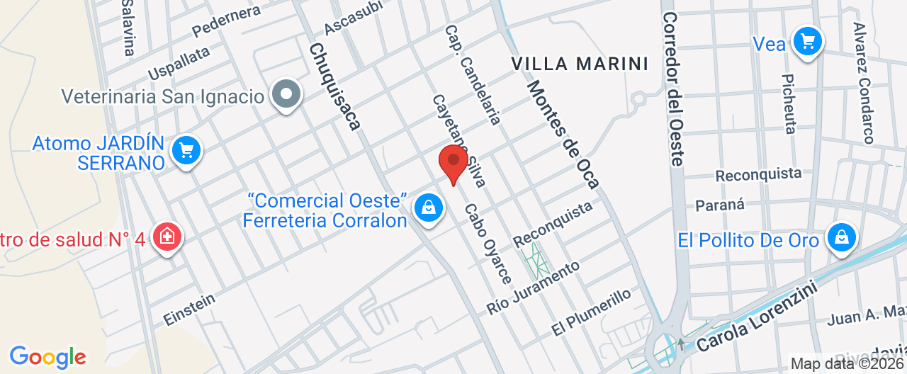 Mapa de la ubicación
