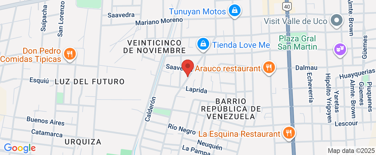 Mapa de la ubicación