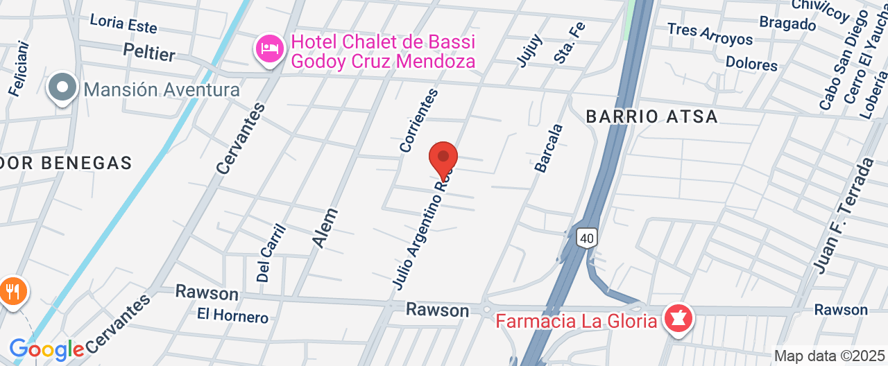 Mapa de la ubicación