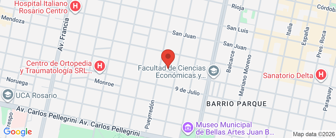 Mapa de la ubicación