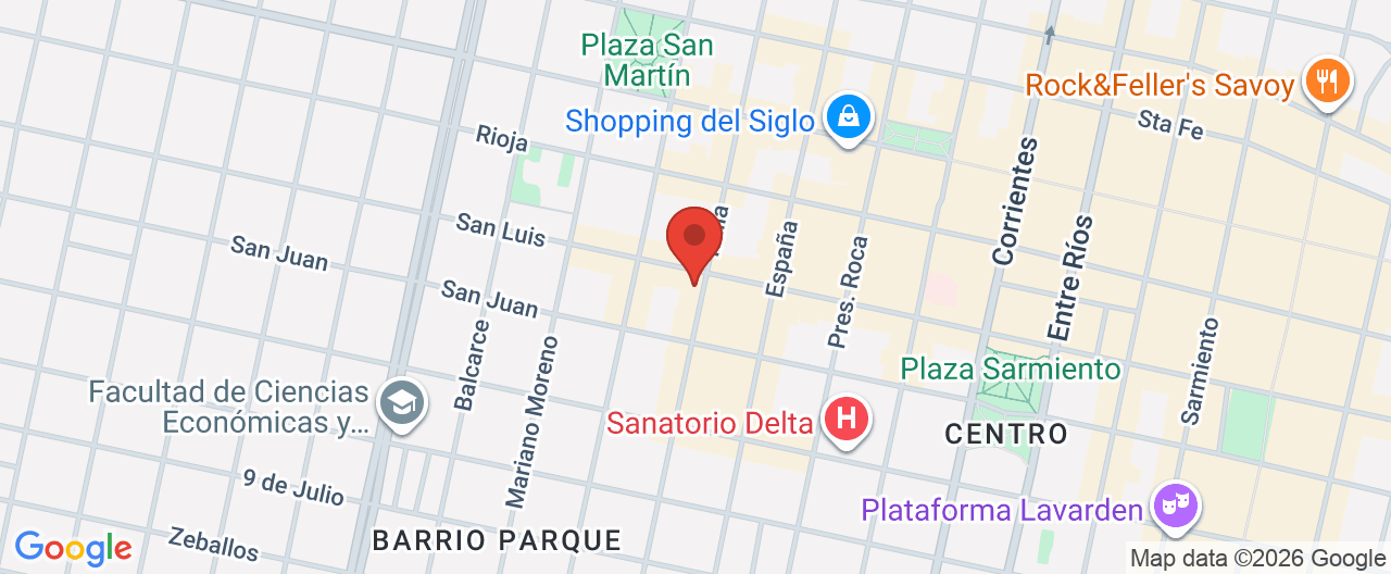 Mapa de la ubicación