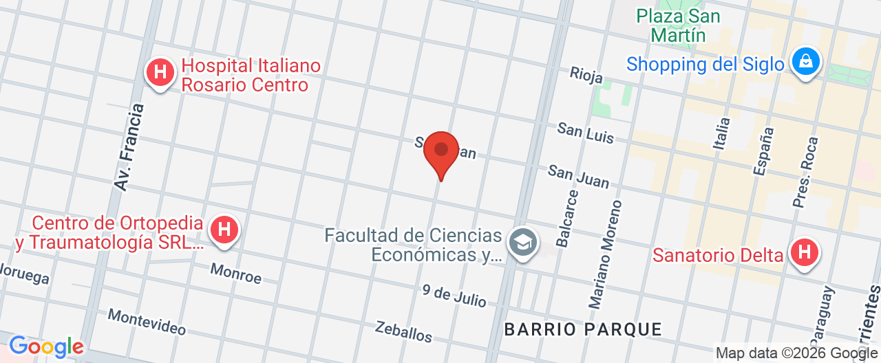 Mapa de la ubicación