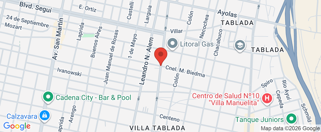 Mapa de la ubicación