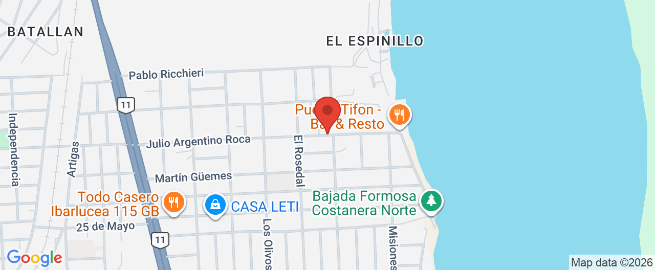 Mapa de la ubicación