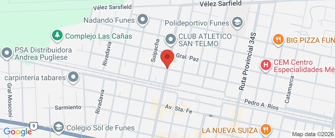Mapa de la ubicación