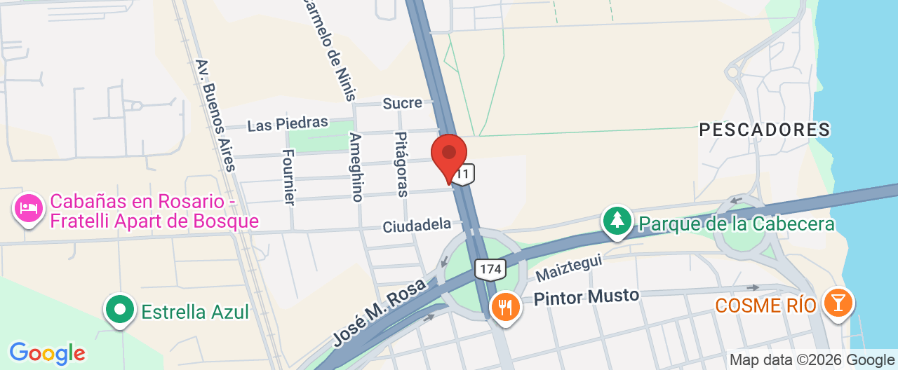Mapa de la ubicación