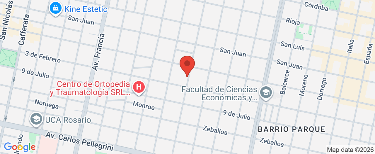 Mapa de la ubicación