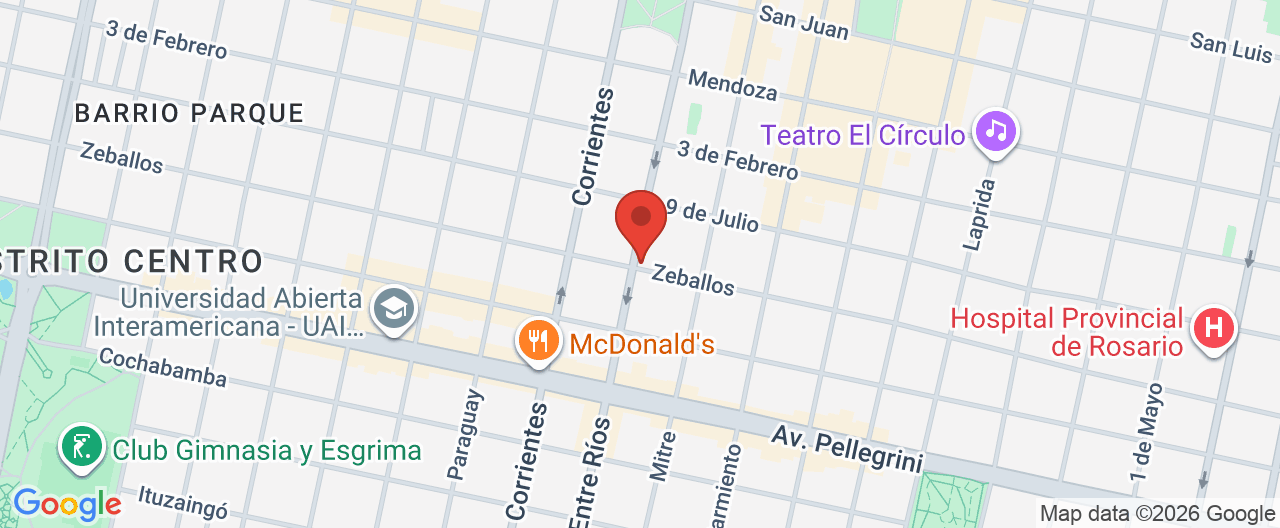 Mapa de la ubicación