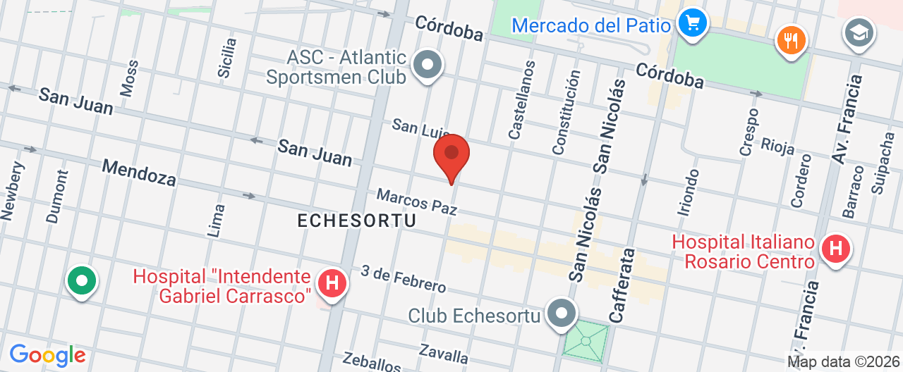 Mapa de la ubicación