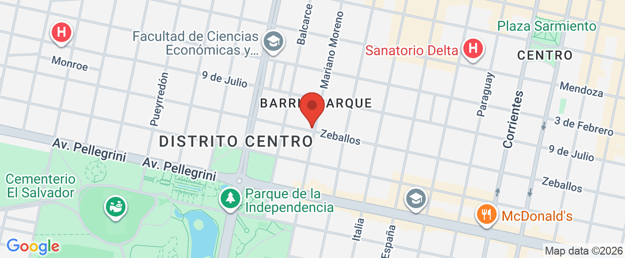 Mapa de la ubicación
