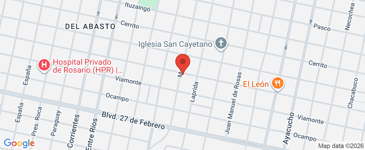 Mapa de la ubicación