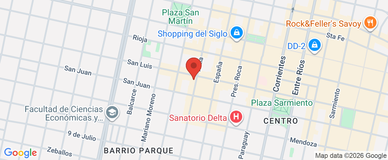 Mapa de la ubicación