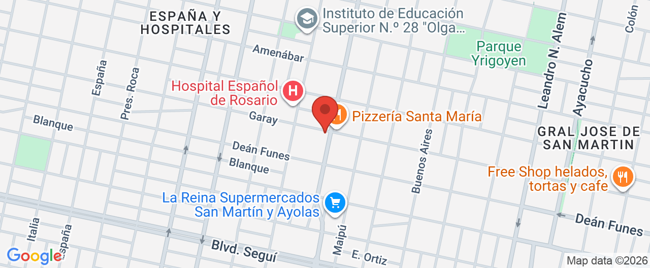 Mapa de la ubicación