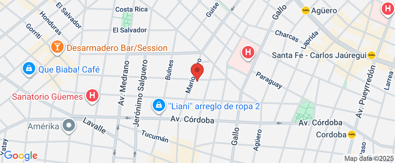Mapa de la ubicación