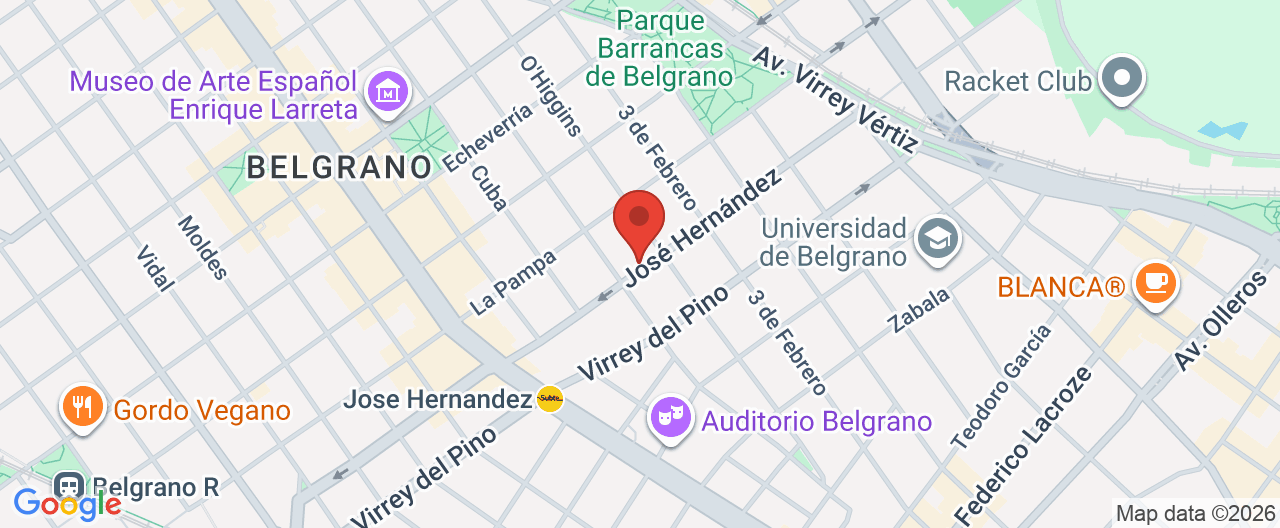 Mapa de la ubicación