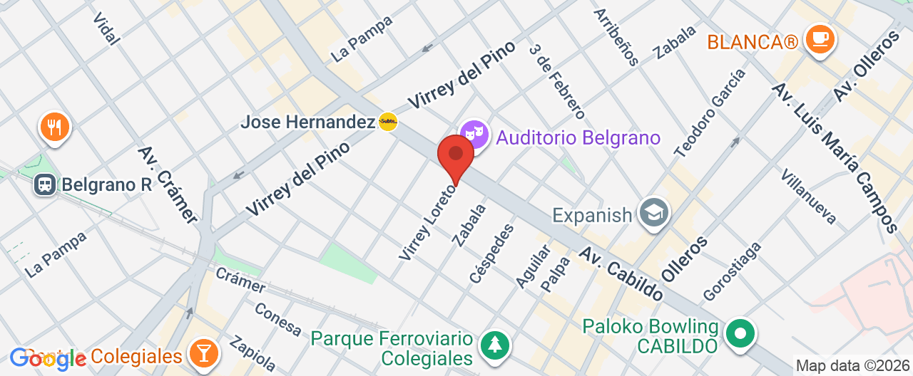 Mapa de la ubicación