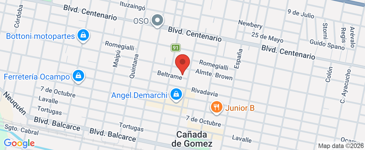 Mapa de la ubicación