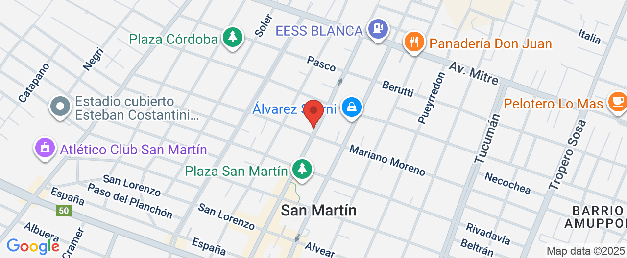 Mapa de la ubicación