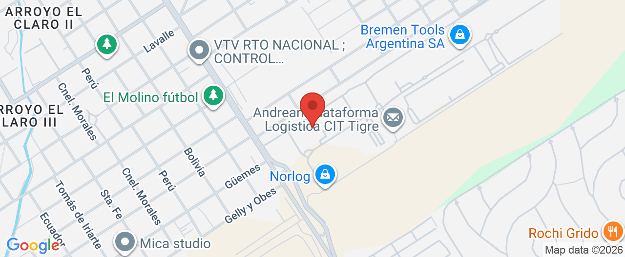 Mapa de la ubicación