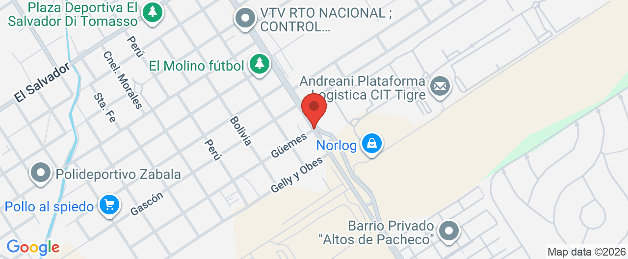 Mapa de la ubicación