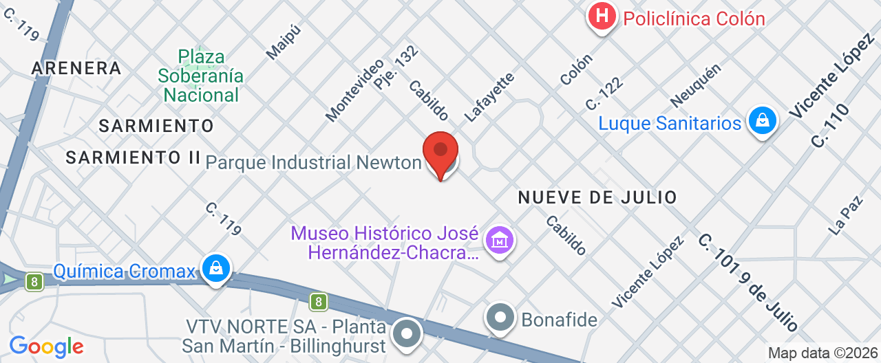 Mapa de la ubicación