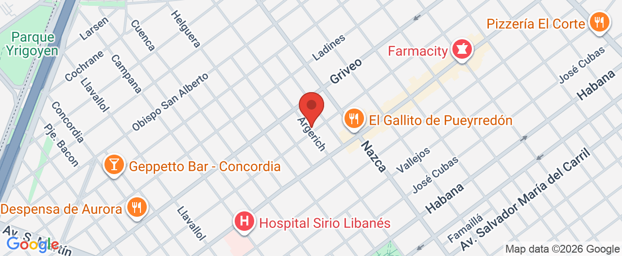 Mapa de la ubicación